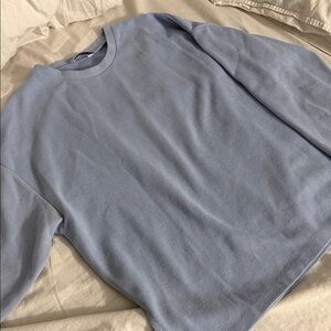 Stradivarius Light Blue Long Sleeve Top